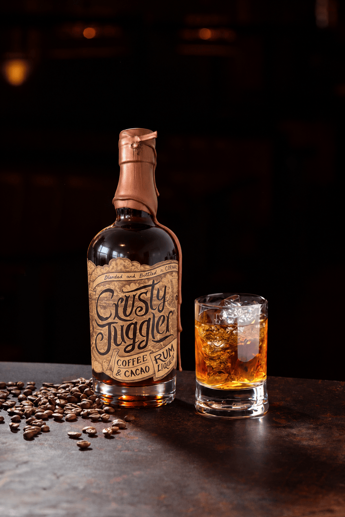 Crusty Juggler Coffee & Cacao Rum Liqueur 50cl