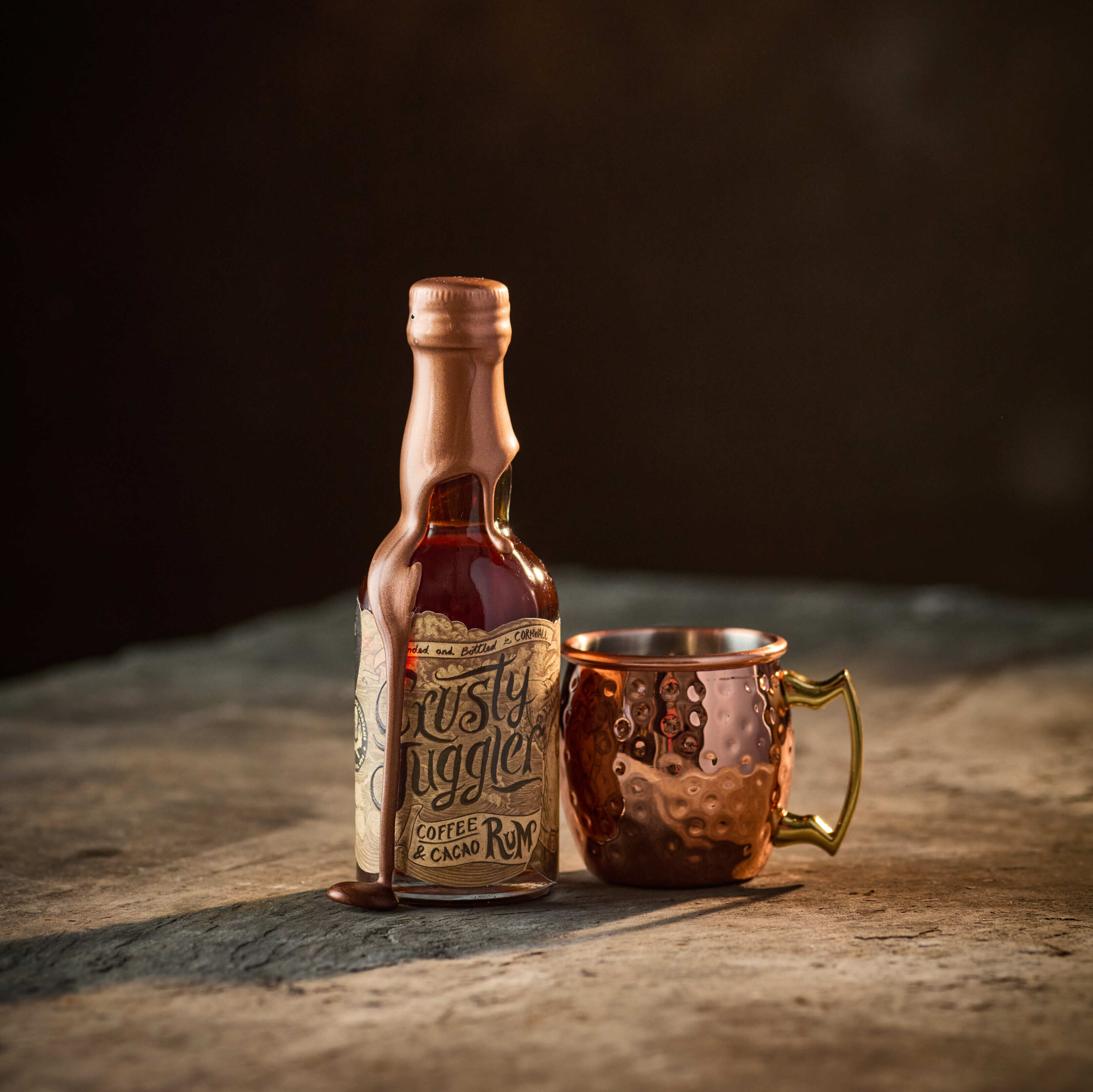 Crusty Juggler Rum 5cl with Mini Copper Mug