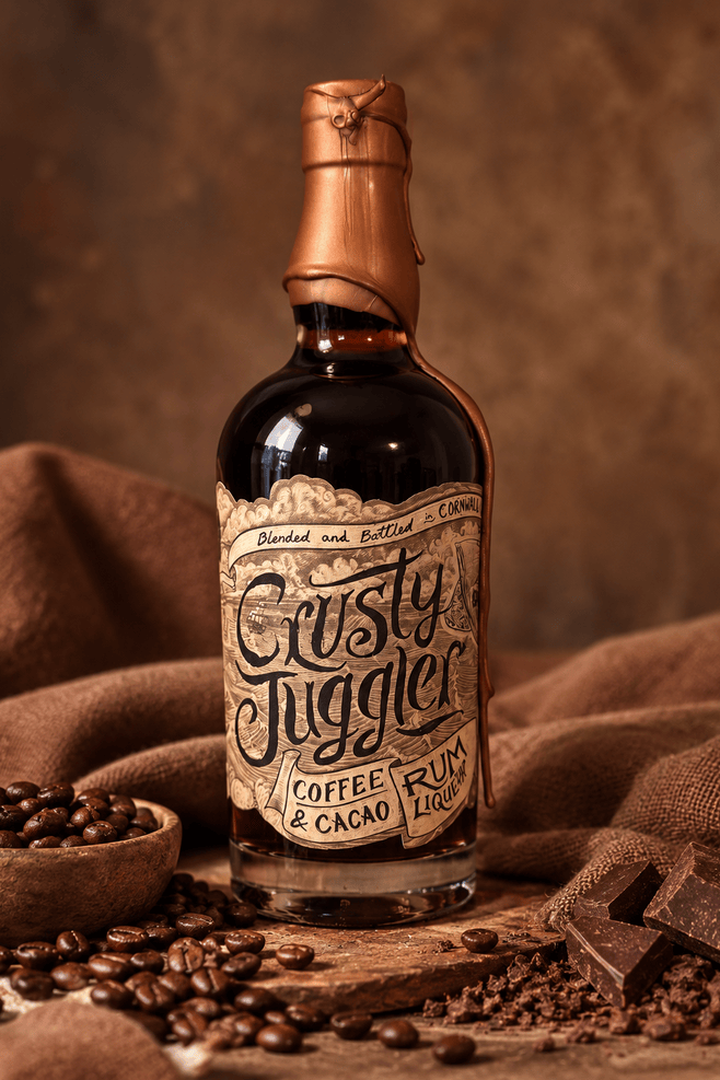 Crusty Juggler Coffee & Cacao Rum Liqueur 50cl