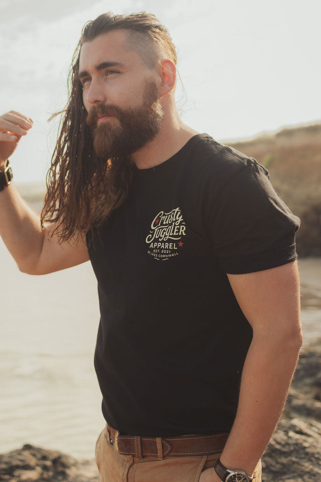 Crusty Juggler Apparel Pirate T-Shirt Black