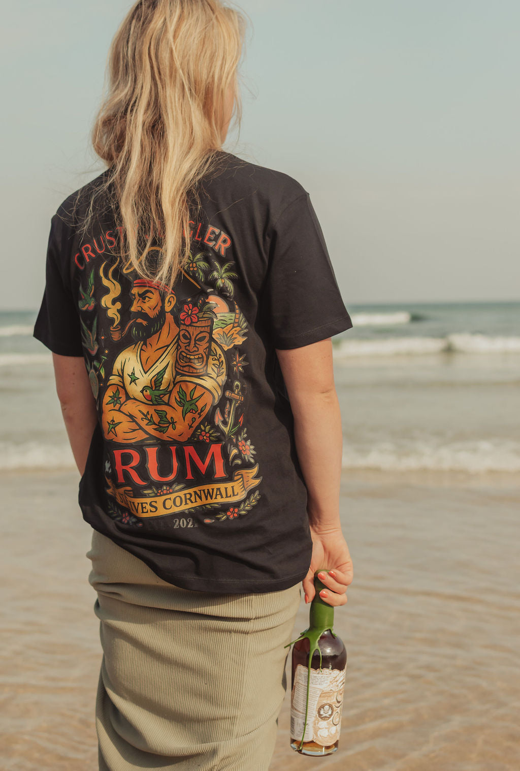 Crusty Juggler Apparel Pirate T-Shirt Black