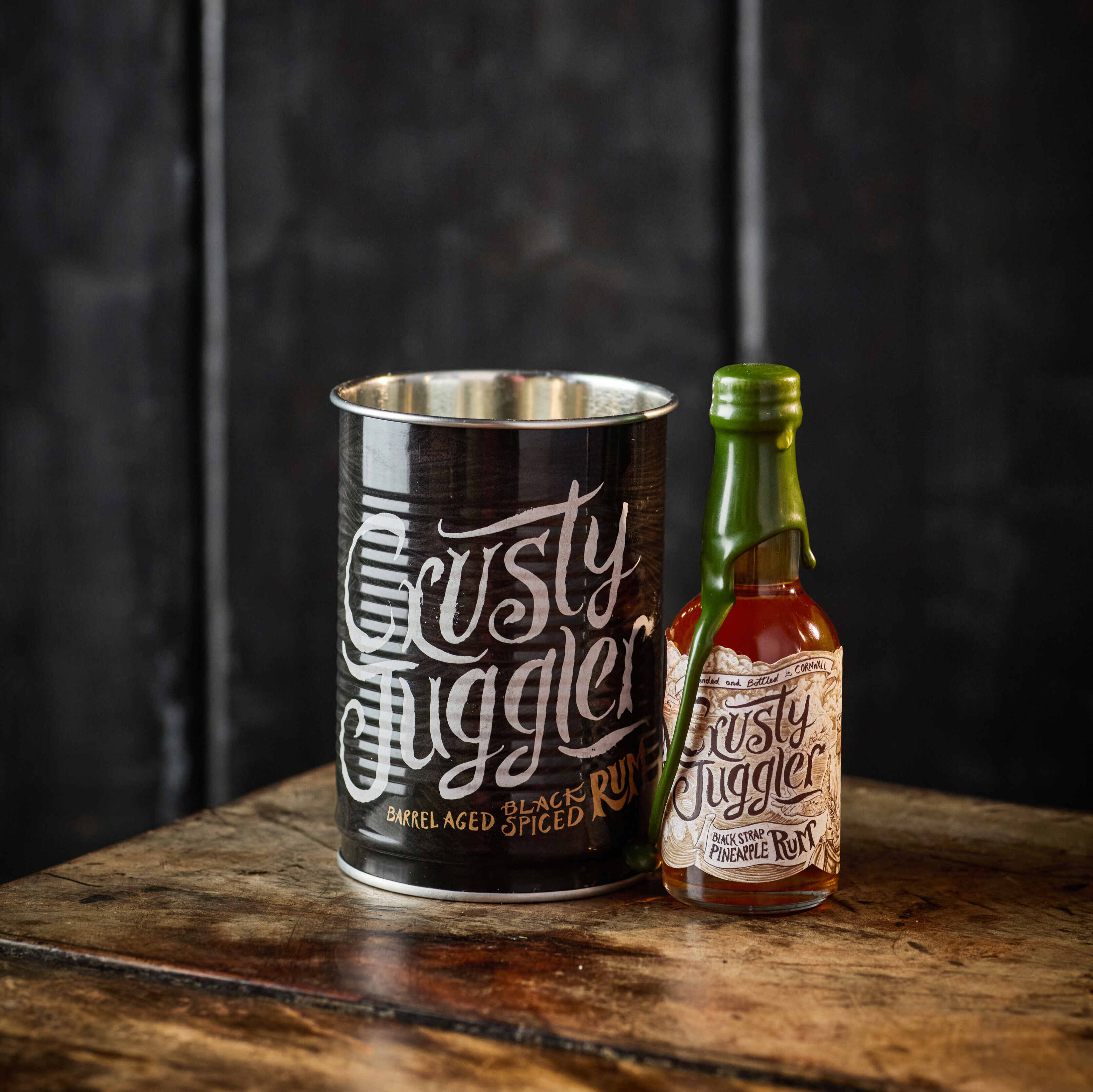 Crusty Juggler Rum 5cl with Branded Drinking Can